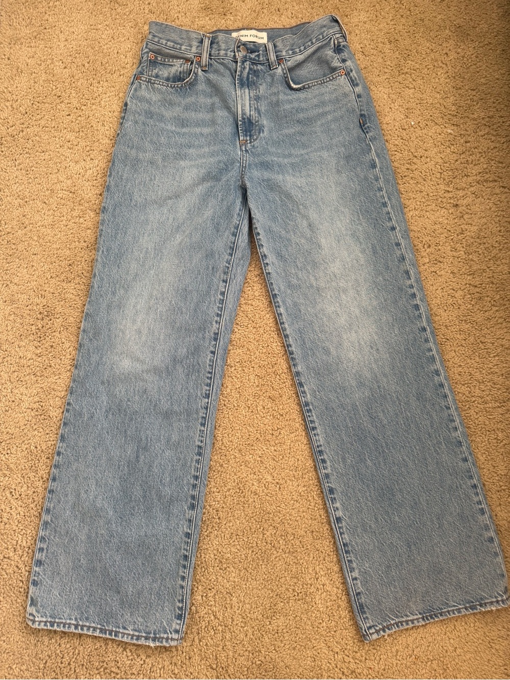 Denim Forum Farrah High-Rise Wide Leg Jeans - Picture 7 of 12